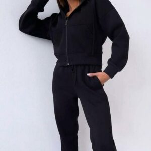 Trening dama 3 piese Ellea negru - imagine 2