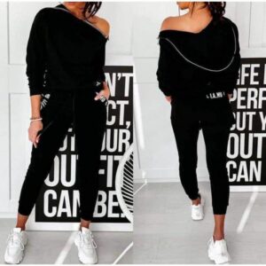 Trening dama LOVE FASHION Negru - imagine 2
