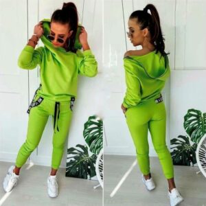 Trening dama LOVE FASHION Verde - imagine 2