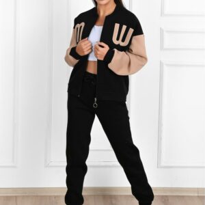 Trening dama VATUIT MW negru/bej - imagine 1