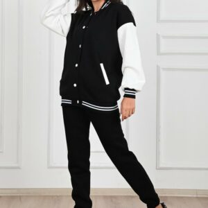 Trening dama VATUIT Mika negru - imagine 3