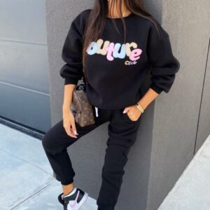 Trening VATUIT dama Couture negru - imagine 3