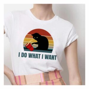 Tricou dama Alb I Do What I Want - imagine 1