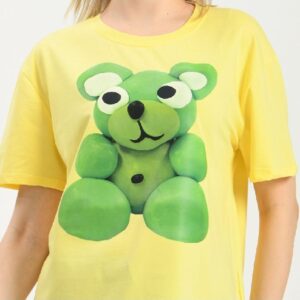 Tricou dama Bybo Galben - imagine 2