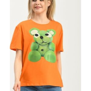 Tricou dama Bybo Portocaliu - imagine 1