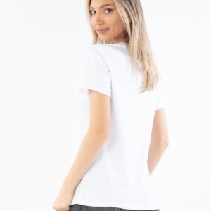 Tricou dama Kaya Alb - imagine 2