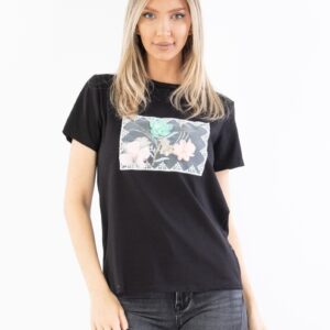 Tricou dama Kaya Negru - imagine 1