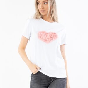 Tricou dama Kaya One Alb - imagine 1