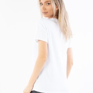 Tricou dama Kaya One Alb - imagine 2