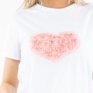 Tricou dama Kaya One Alb - imagine 3