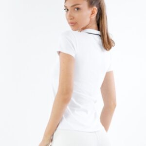 Tricou dama LexiPolo Alb - imagine 2