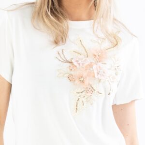 Tricou dama Miranda One Crem - imagine 3