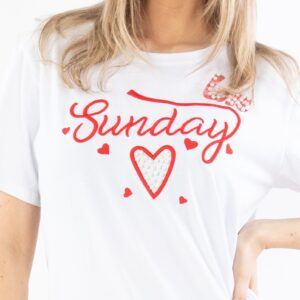 Tricou dama Miranda Two Alb - imagine 3