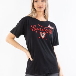 Tricou dama Miranda Two Negru - imagine 1