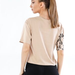 Tricou dama Tricot Suby Bej - imagine 2
