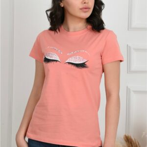 Tricou Sport dama Glittery Eyes Piersica - imagine 1