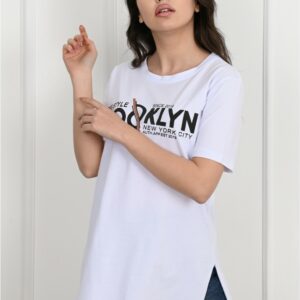 Tricou dama Brooklyn alb - imagine 1