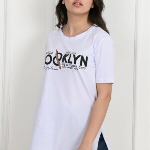 Tricou dama Brooklyn alb - imagine 2