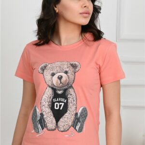 Tricou dama Smile TeddyBear Somon
