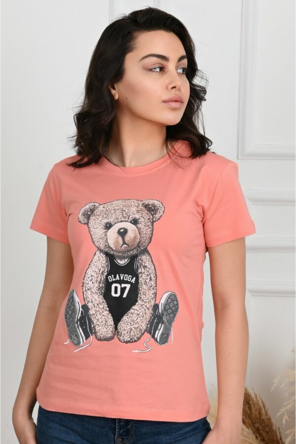 Tricou dama Smile TeddyBear Somon