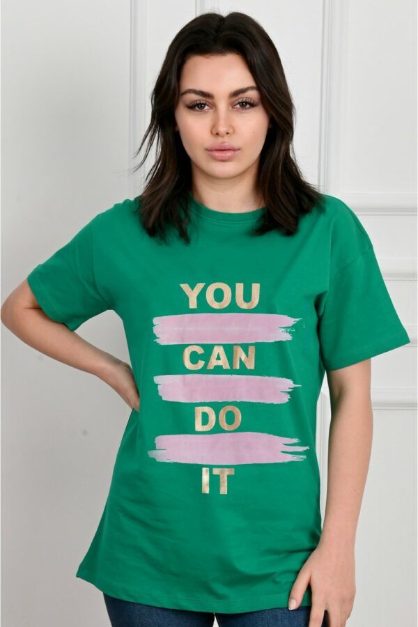 Tricou-dama-You-Can-Do-It-verde.jpg