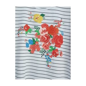 Tricou dama batal Flowers - imagine 3