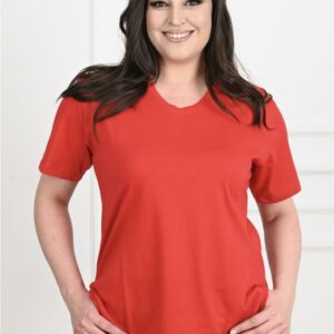 Tricou dama batal Mikaela rosu - imagine 3