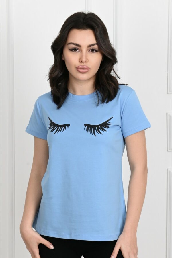 Tricou-dama-imprimeu-Eyelashes-bleu.jpg