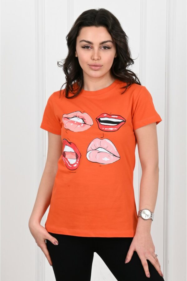 Tricou-dama-imprimeu-Lips-portocaliu.jpg