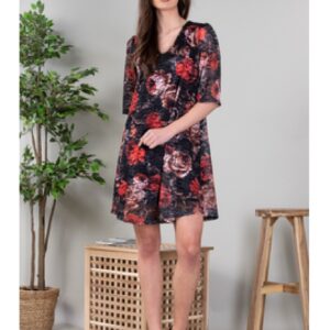 Rochie dama Samia Negru - imagine 1
