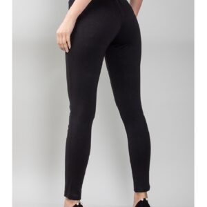 Colanti dama Zipper negru - imagine 3