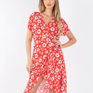 Rochie dama Deonne Rosu - imagine 1