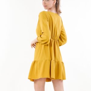 Rochie dama Kelly mustar - imagine 2