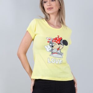 Tricou dama Kristin Galben - imagine 1