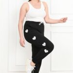 Colanti dama sport Heart negru