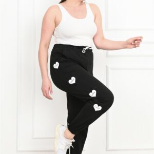 Colanti dama sport Heart negru