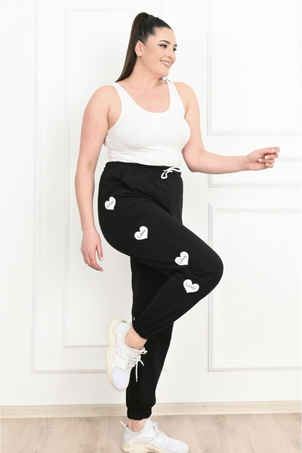 Colanti dama sport Heart negru