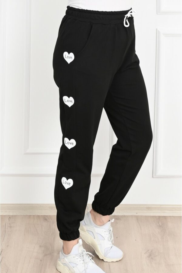 Colanti dama sport Heart negru