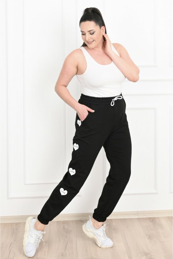 Colanti dama sport Heart negru