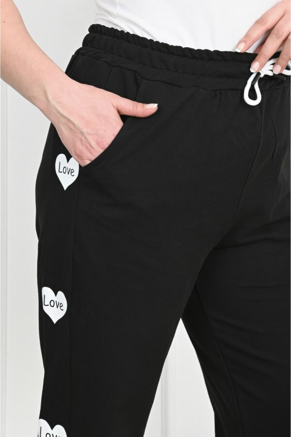 Colanti dama sport Heart negru