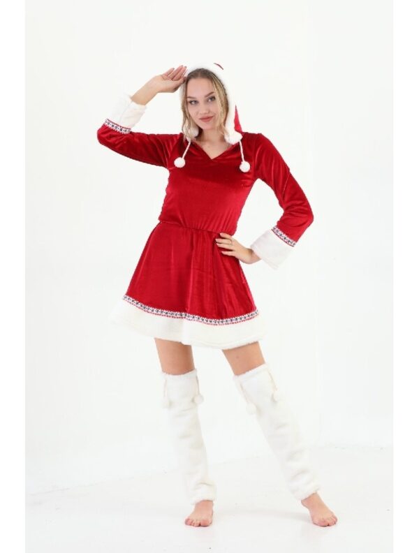 Compleu Dama Casual ChristmasTime Rosu