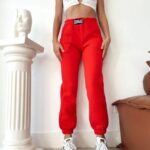 Pantaloni dama casual EverLast rosu
