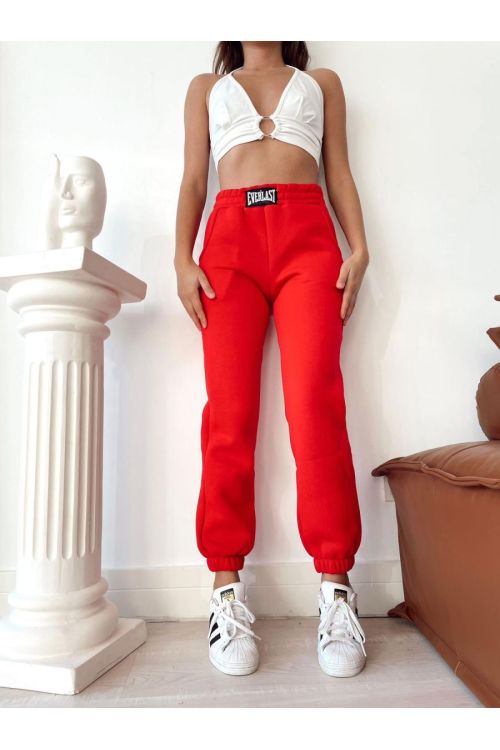 Pantaloni dama casual EverLast rosu Pantaloni dama casual EverLast rosu