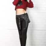 Bluza scurta sport Mareenka bordo