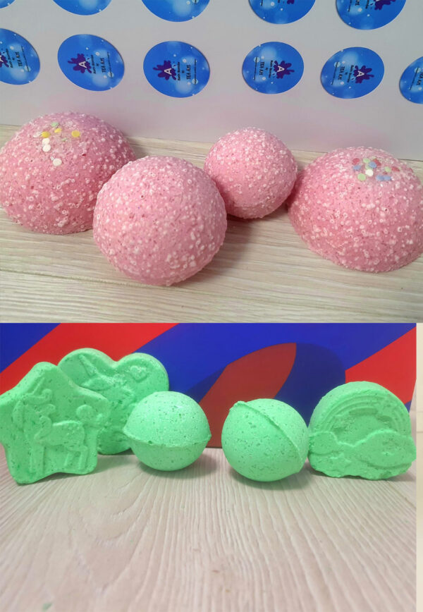 Bombe efervescente parfumate pentru baie Thea's Bombs Bombe efervescente parfumate pentru baie Thea's Bombs