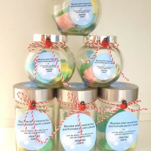 Bombe efervescente parfumate pentru baie copii Thea's Bombs