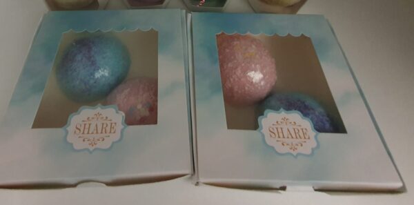 Bombe efervescente parfumate pentru baie semicerc Thea's Bombs
