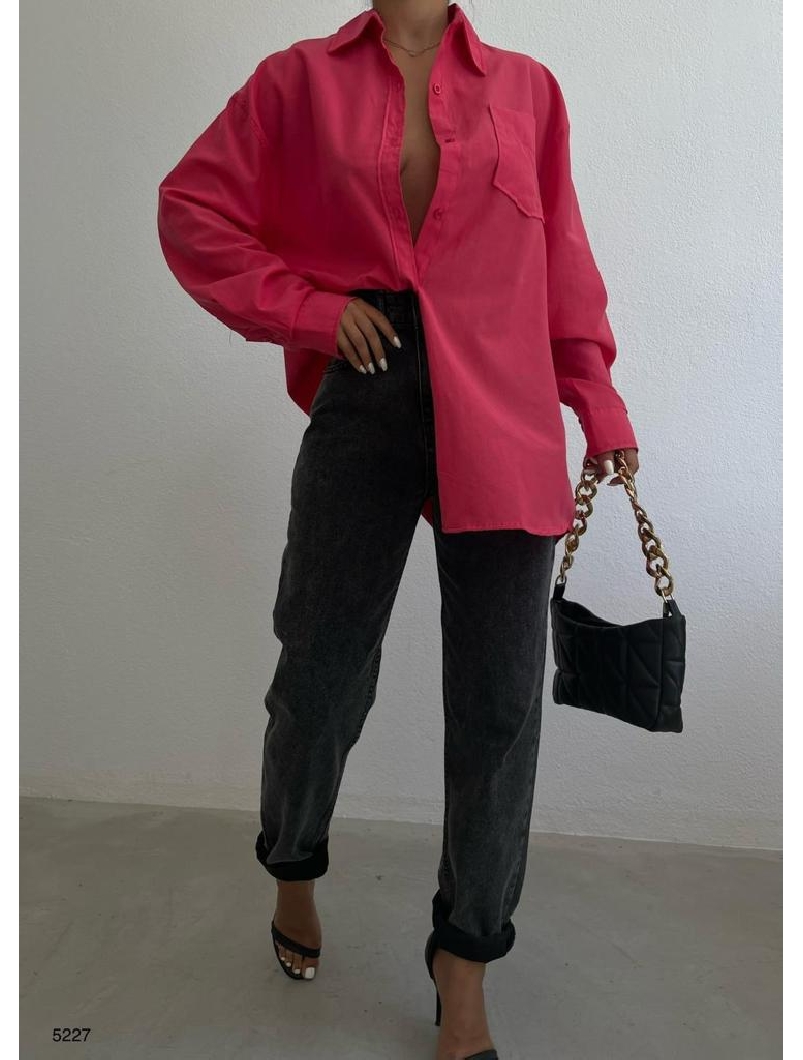 Camasa dama bumbac Floo fucsia