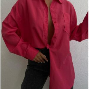 Camasa dama bumbac Floo fucsia