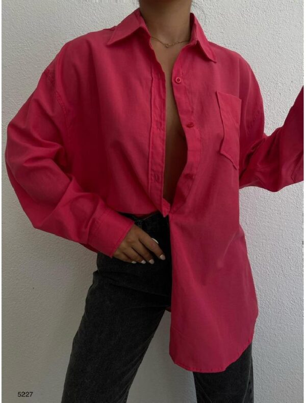 Camasa dama bumbac Floo fucsia